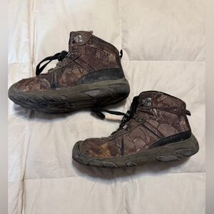 Camouflage High-Top Kids boots